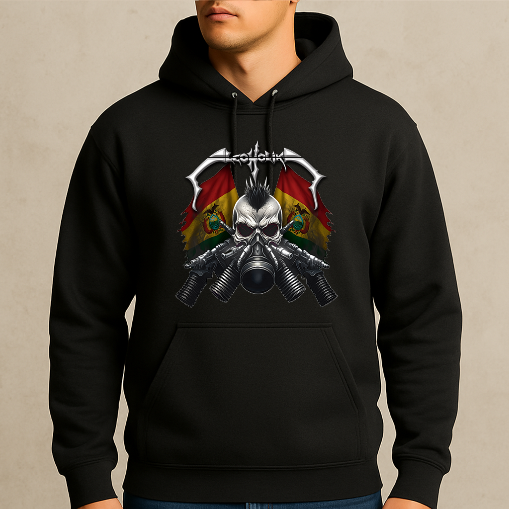 Gas Mask Skull Man Hoodie