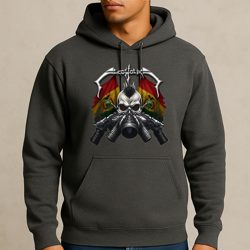 Gas Mask Skull Man Hoodie