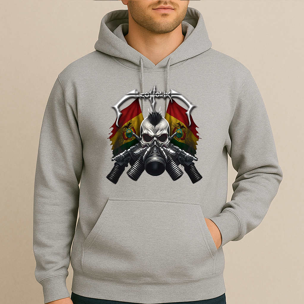 Gas Mask Skull Man Hoodie