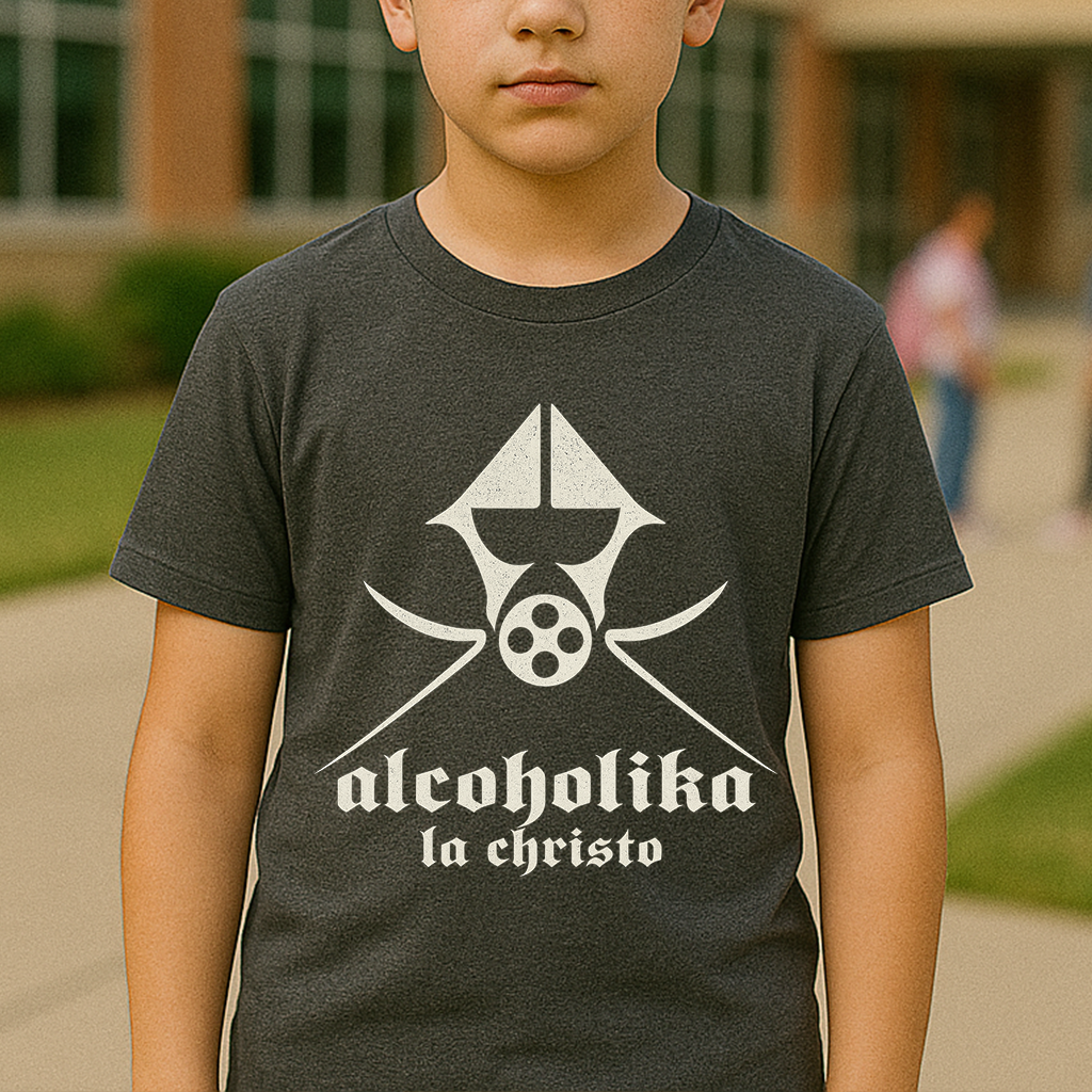 Gas Mask Design Kids T-shirt